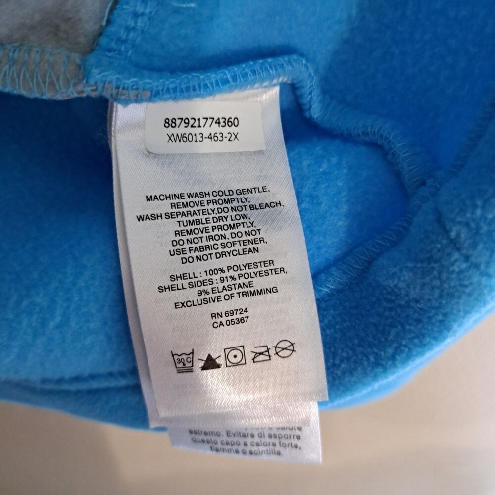 Columbia  blue and grey fleece jacket womans 2X - Picture 7 of 7